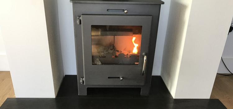 Amica Wood Burning Stove Installation in Teaneck, NJ